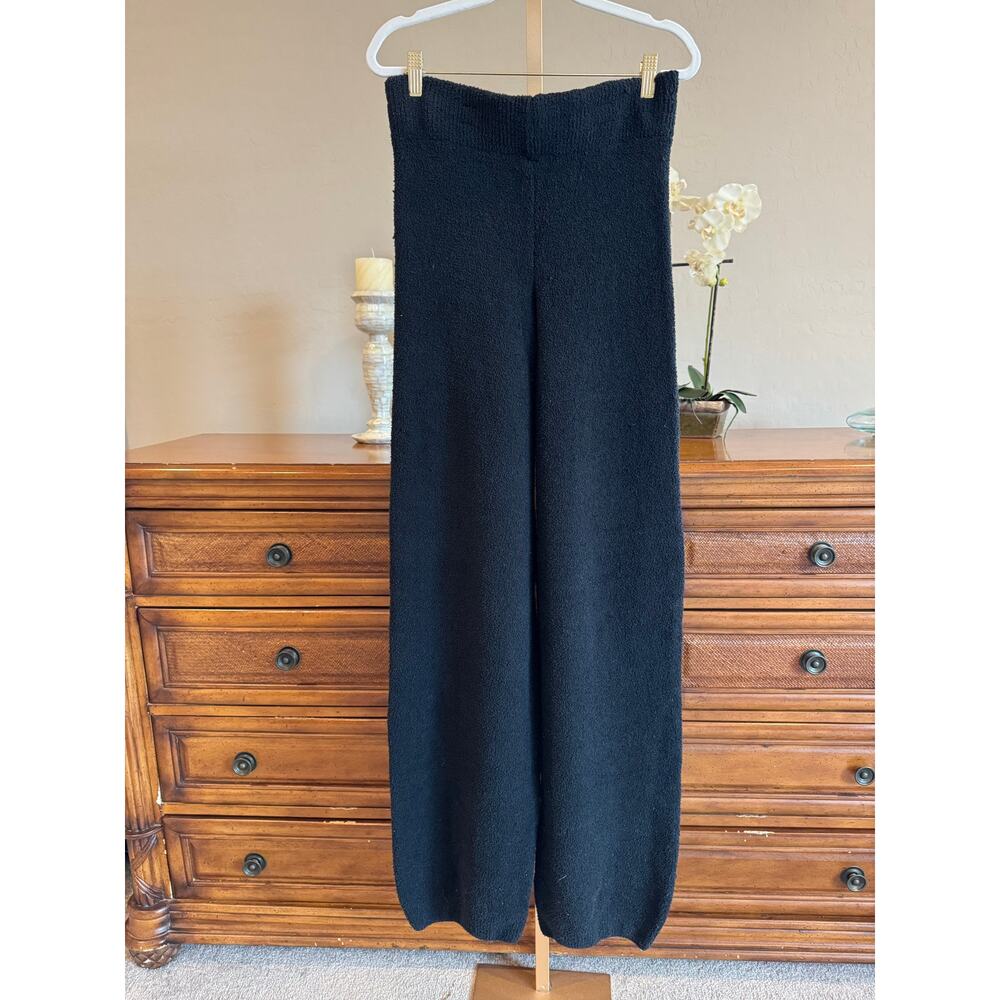 SKIMS Cozy Knit Straight Pant Onyx Black Size Small NWT Sold Out Retail $88 - Picture 3 of 9